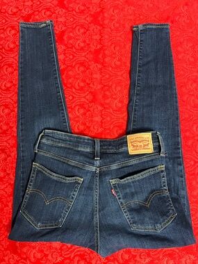 Levi’s 721 High Rise Skinny Jeans Womens 29 Dark Indigo